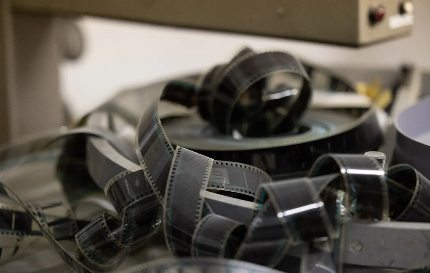 Historische Filmrolle aus dem Bambi-Kino